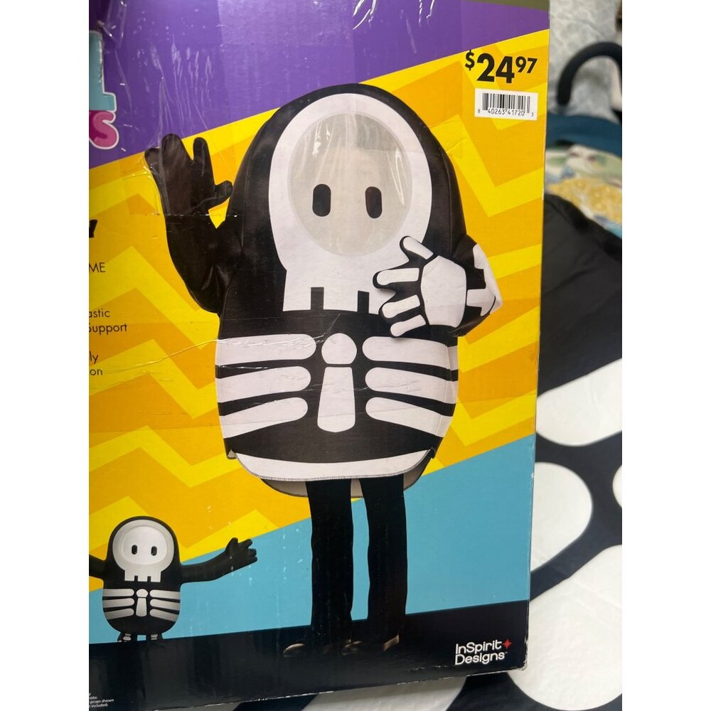Skelly Halloween Costume Kids Size XL 14-16 Years